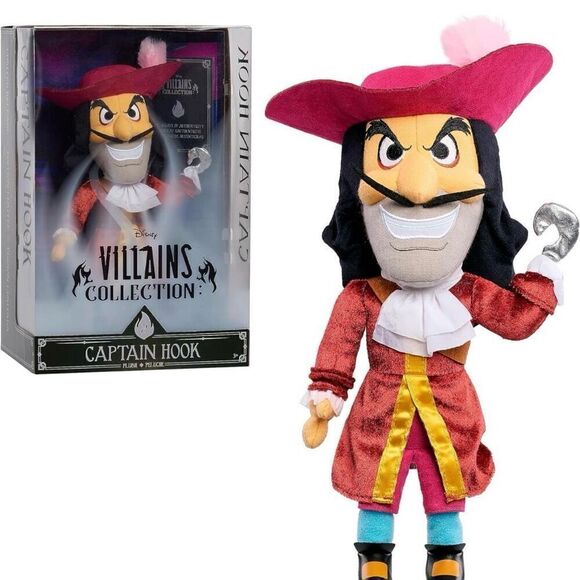 Disney Exclusive Villains Collection Captain Hook 13” Peter Pan Collectible NIB - Picture 1 of 7